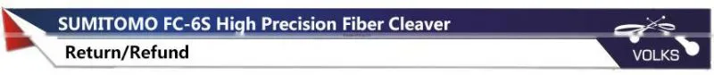 SUMITOMO FC-6S Fiber Cleaver High Precision Cleaver with case