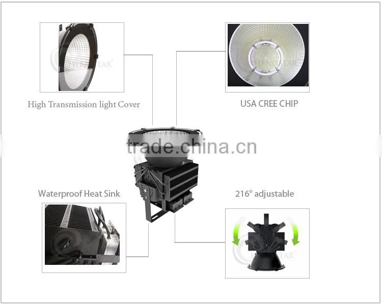 High bay light 2015 new arrival meanwell driver 150w,200w,300w ce rohs 5 years warranty ,high bay industrial lighting fixture