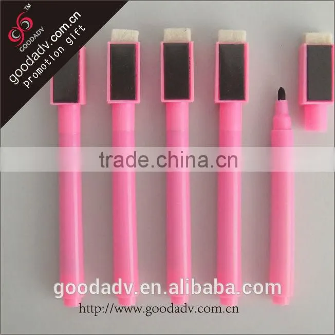 Factory directly sell good quality custom LOGO printing water erasable marker pen