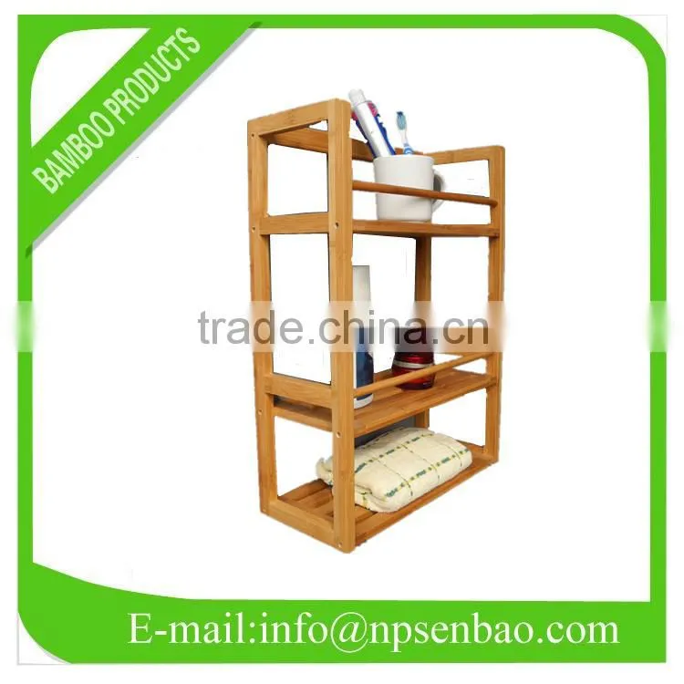 Bamboo towel rack