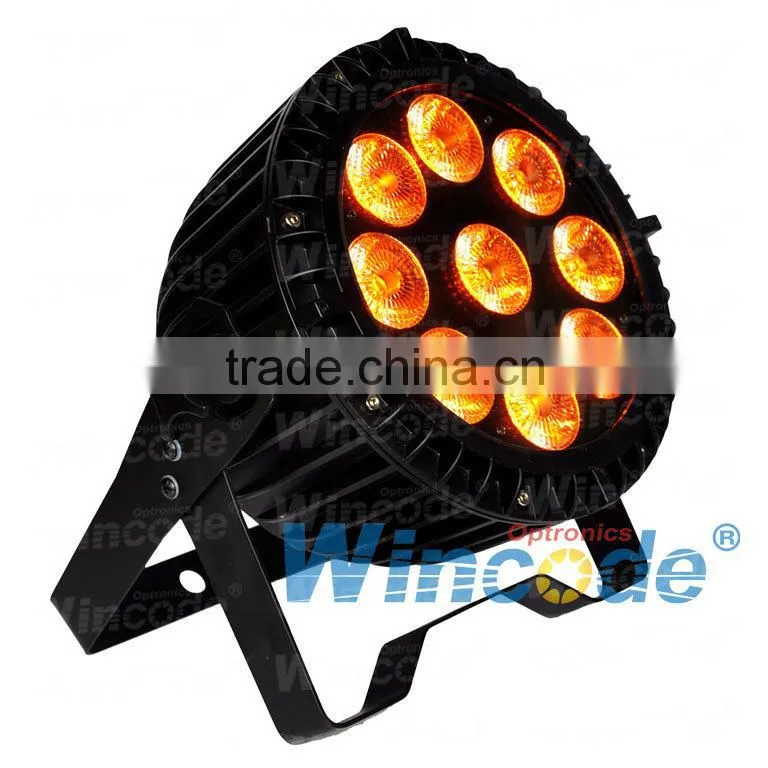 9*15W 5 in 1 waterproof LED Par light / led flat par light / stage lighting / disco light