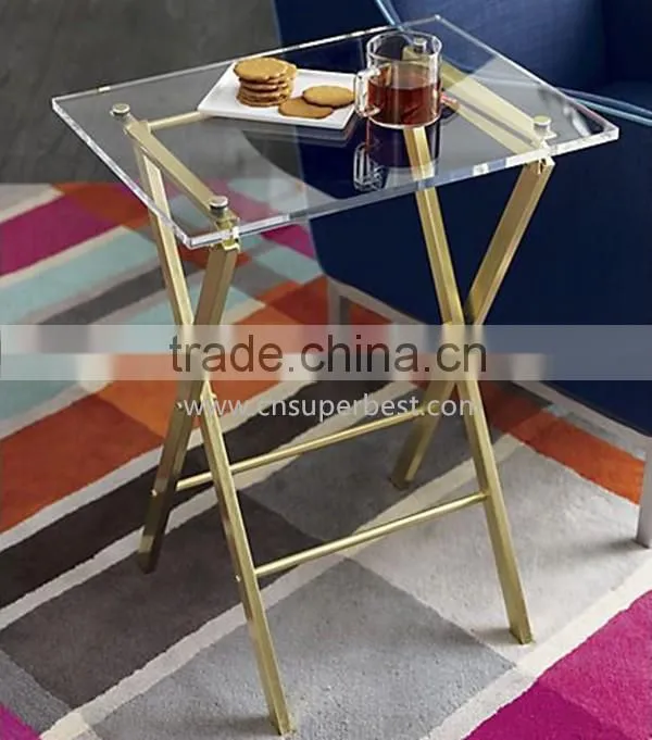 Hot sale household clear acrylic Tv Stand for personal use