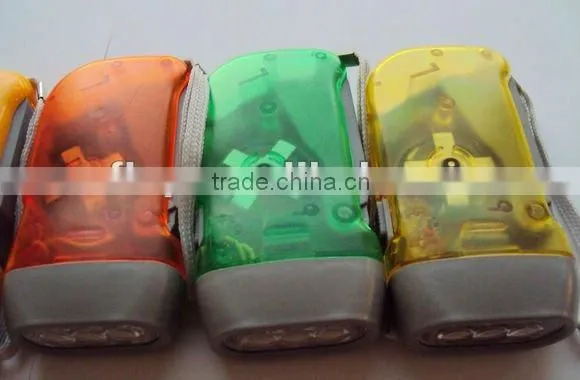 cheape LED torch/Hand Pressing FlashLight