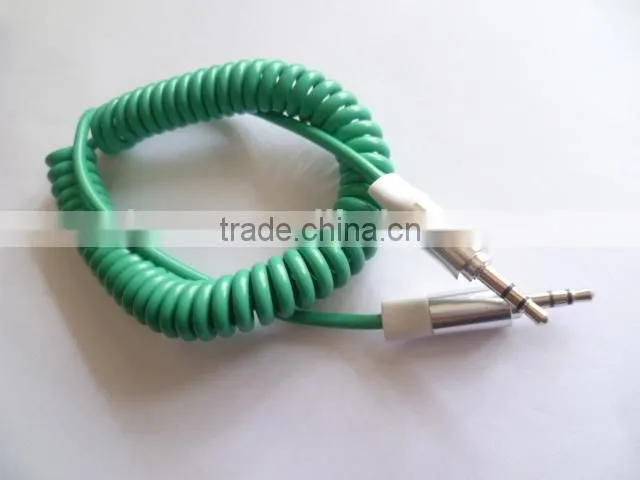 factory wholesale high speed spiral metal shell DC3.5 cable