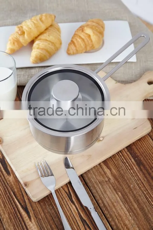 304 stainless steel milk pans induction stainless cookware