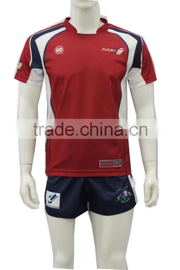 Custom full sublimation printing pattern rugby uniform for practice