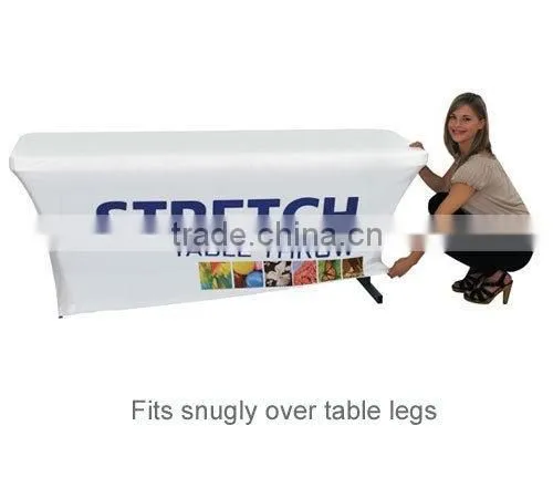 8ft polyster custom printed table cloth