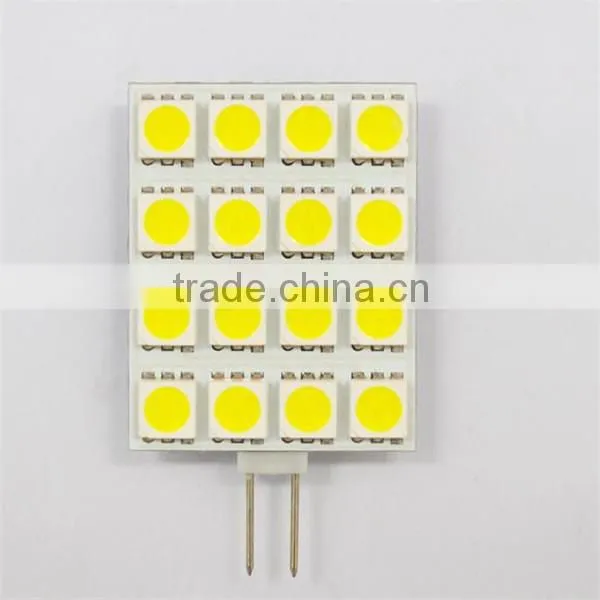 CE SAA UL DC12V 1.5w LED G4/G6.35 light lamp (diameter 25mm)