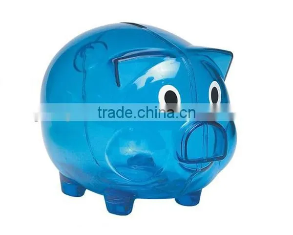 China wholesale Colorful plastic Lovely Piggy saving pot Money Bank Box for sale
