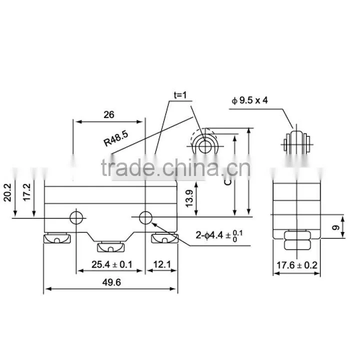 15A general purpose roller lever micro switch omron micro switch