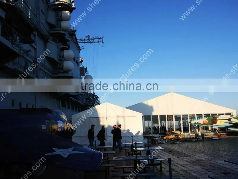 free standing party event tents with glass panels walls for sale