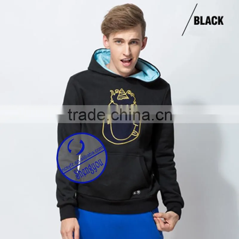 Wholesale unique design fashion man hoody