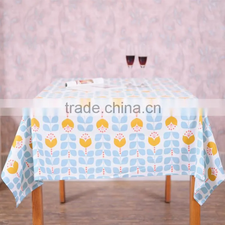 handmade beads table cloth/manufacturer tablecloth china/tablecloth restaurant blue