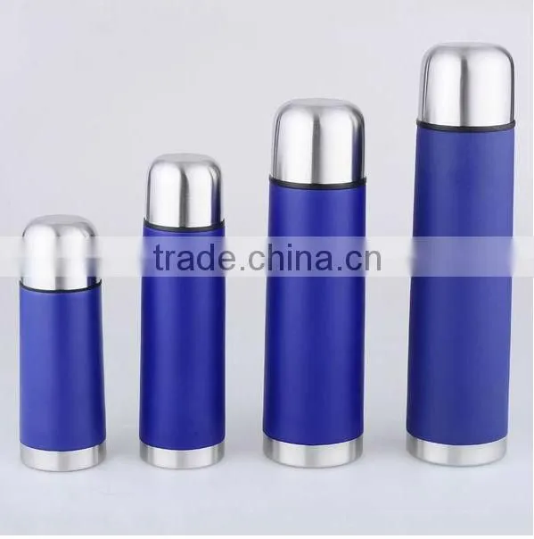 double wall stainless steel colorful vacuum shaped thermos 500ML 750ML