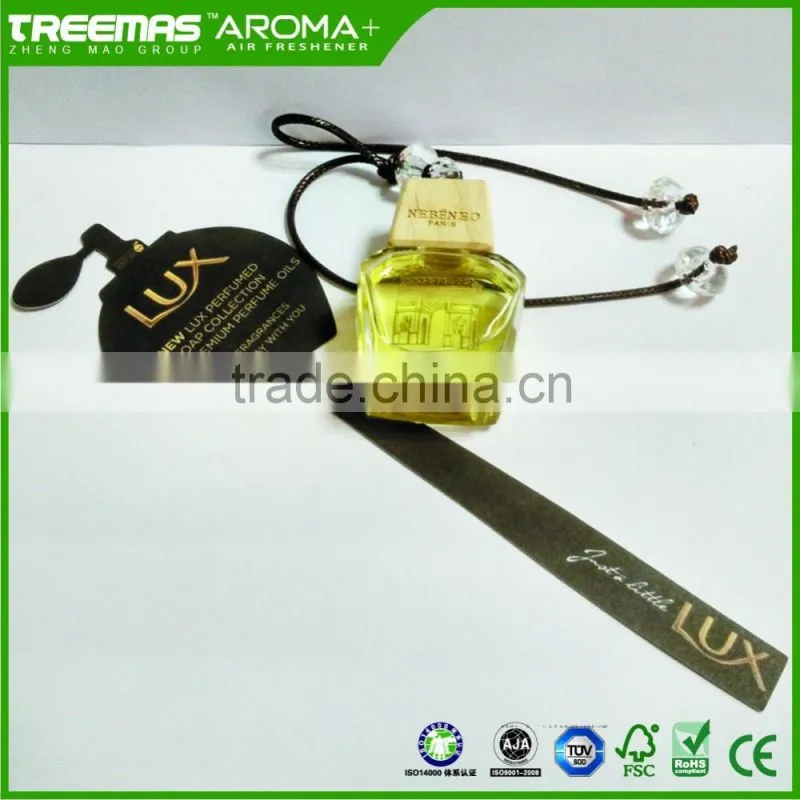 Customized absorbent strip paper test strips for perfume use