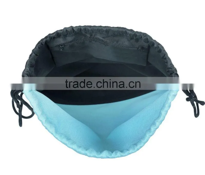 China factory design your own polyester / nylon drawstring backpack