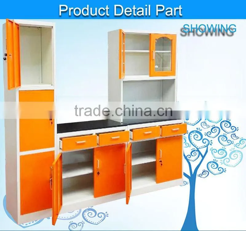 Colorful metal clothing wardrobe / closet cupboard / stainless steel locker