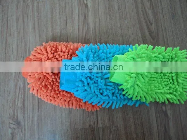 microfiber cleaning mitt