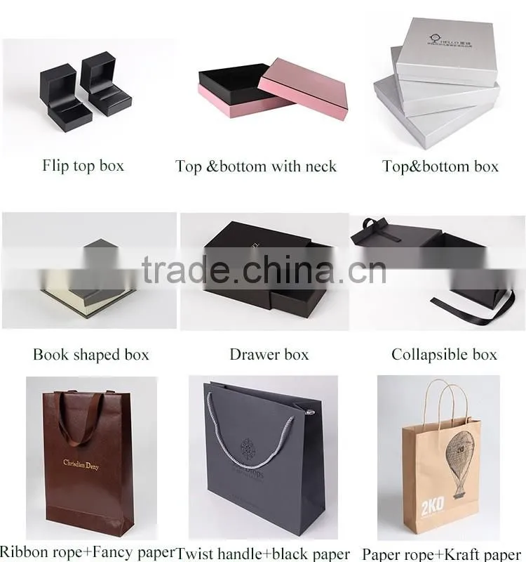 Paper material and shopping industrial use paper bags with handles
