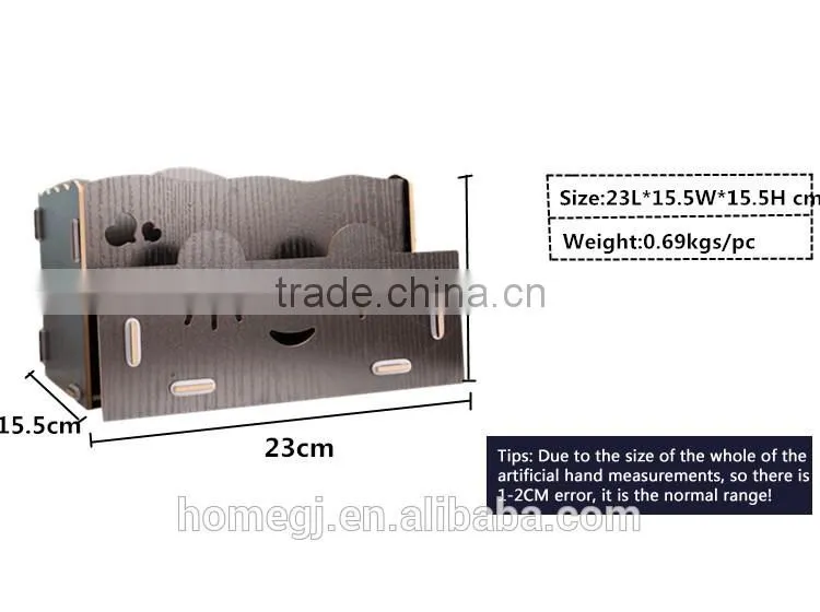 News Arrivel daily use item storage bins MDF storage box for girls comestic