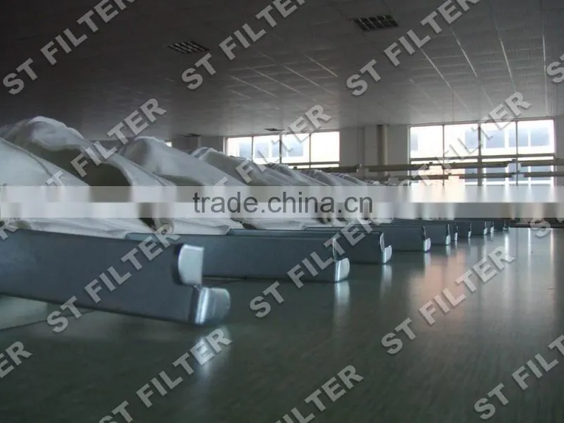 PE dust 500 micron filter bag for Steel industry,water oil repellent filter bag