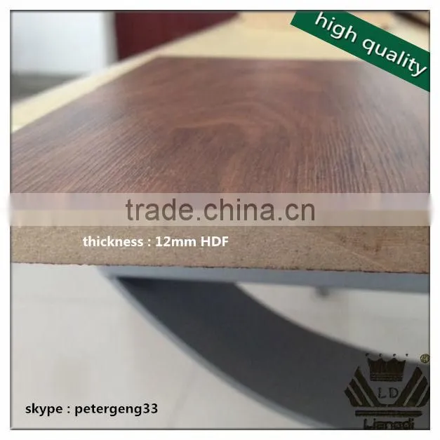 12mm HDF / MDF made in china laminate flooring