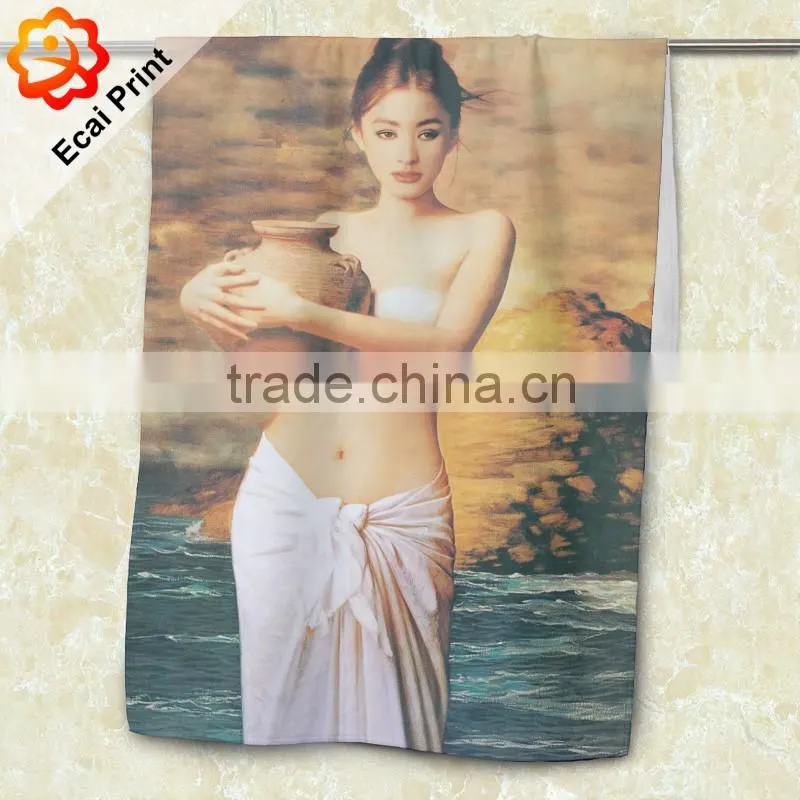 Latest modern dye sublimation micro fiber beach towel
