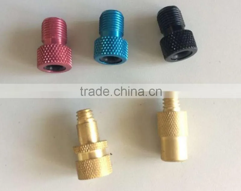 Tubeless bicycle tire valve adaptor Presta valve adaptor