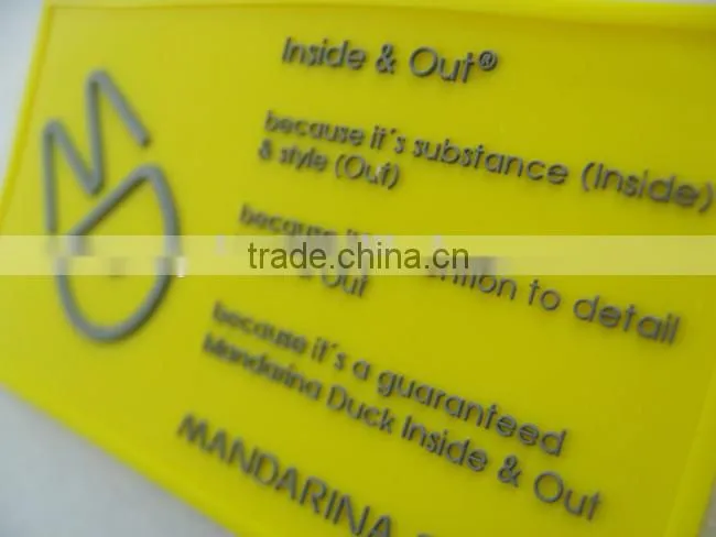 rubber badge silicone patch