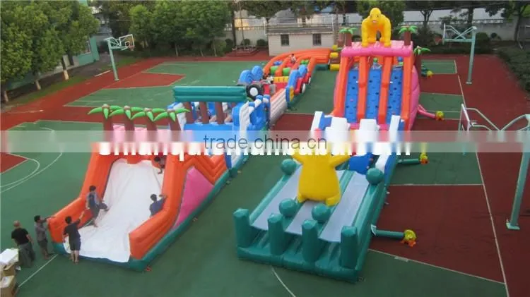 giant newest cheap inflatable obstacle course for sale