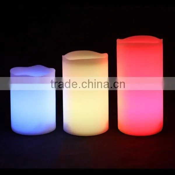 Most Popular Flameless LED Candle Light with Remote, Ivory Color Remote LED Candle