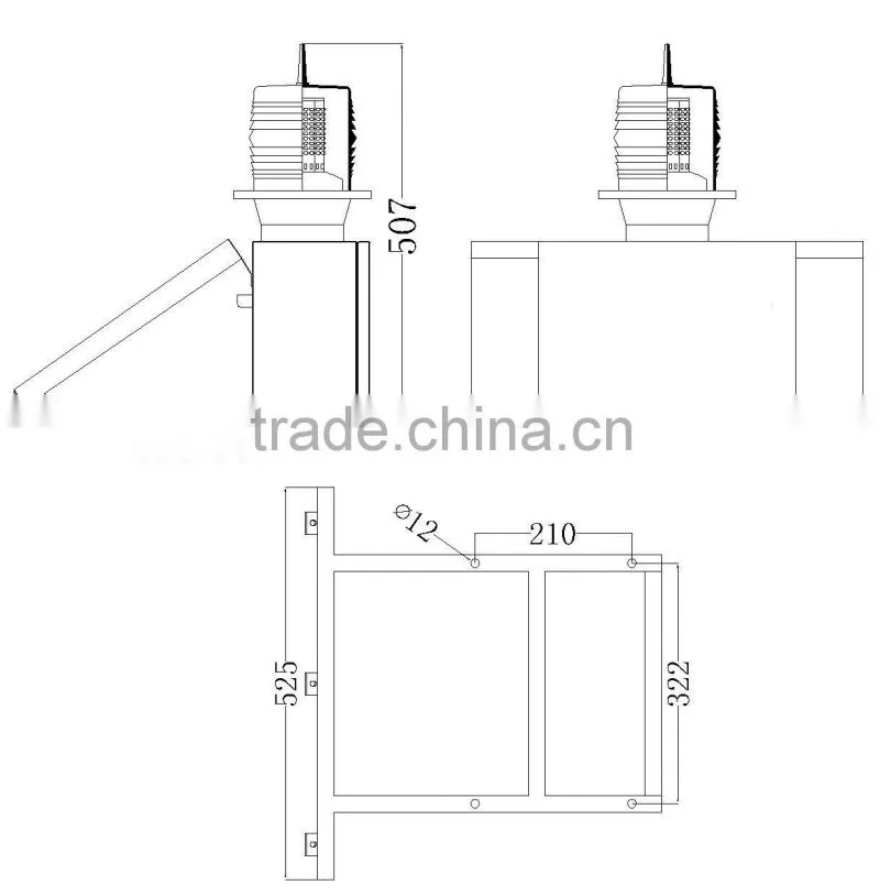 Low-intensity Solar Powered Aviation Obstruction Light