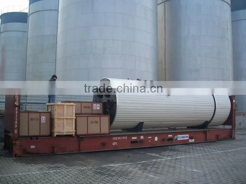 Vertical waste heat hot water boiler