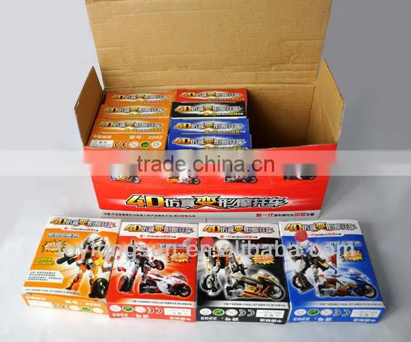 Robort Motorbike Plasctic DIY Toy Transformer toys