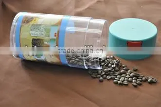 custom food grade plastic can for coffee
