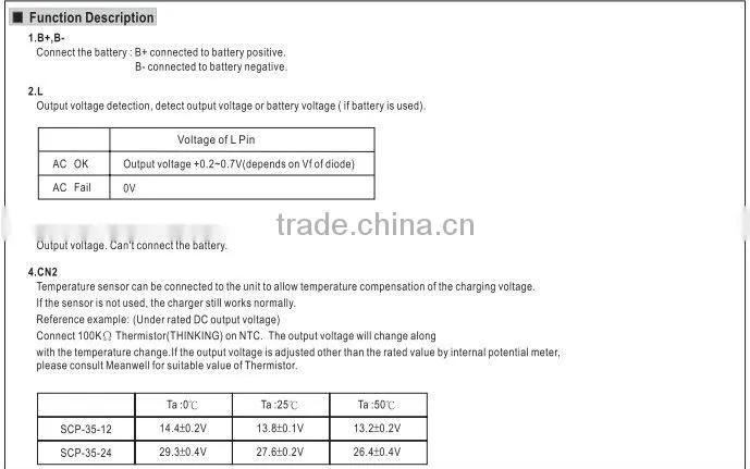Mean Well 35w 24v switching power supply/35W Single Output Switching Power Supply/power supply 24v