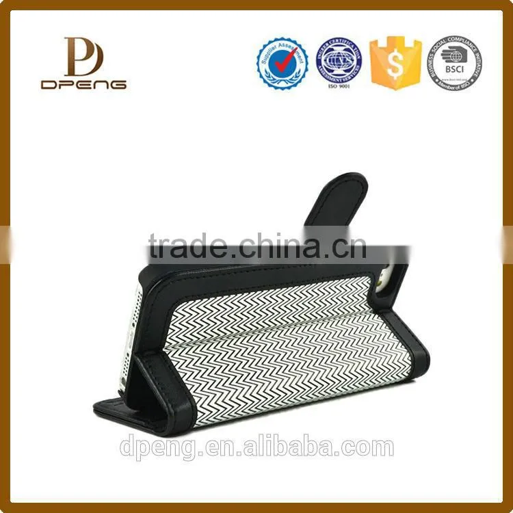 2015 new products flip leather case for iphone 5s import from China