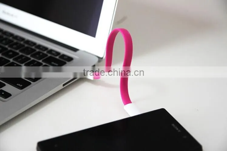 New arrival 2 in 1 plug usb charging cable, for iphone usb charging cable samsung cable