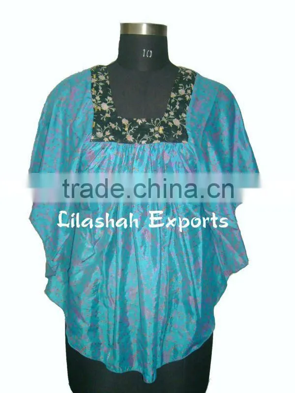 silk Tops Blusas seda de la mujer Ladies' Blouses & Tops blouse silk saree tops summer tops