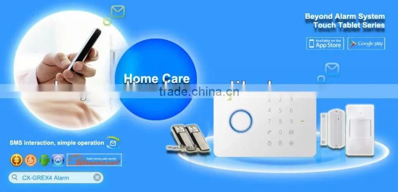 App RFID Tag 433MHz Wireless Alarm Systems Gsm