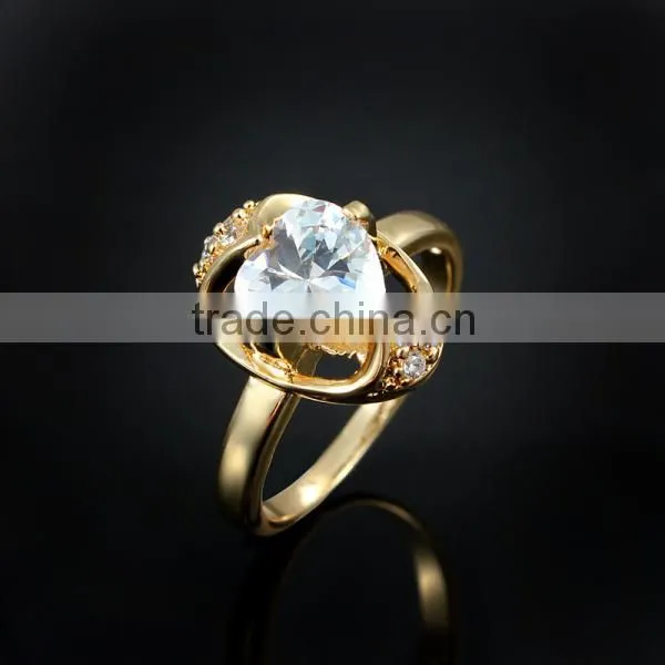 Hot Vintage Old Fashion Party Diamond Ring With Rhinestone