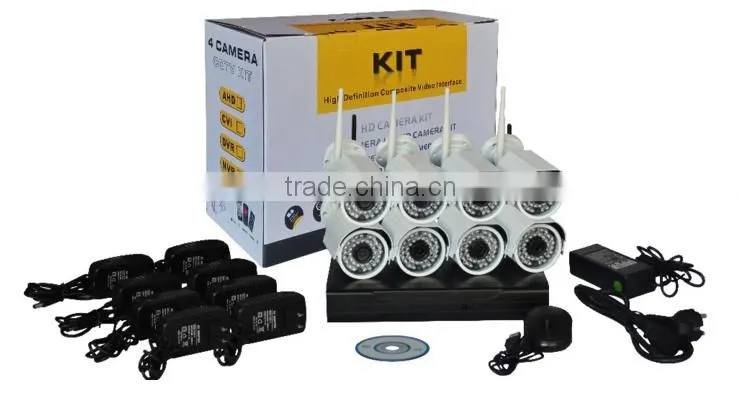 9ch cctv nvr kit with wifi cameras full set cctv system