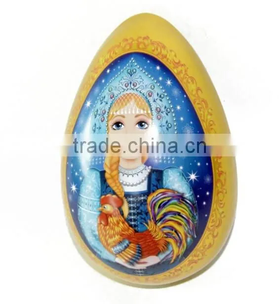 Big egg tin box gift packaging tin box