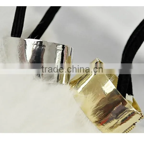 gold silver alloy elastics african girls hair ornaments wholesale