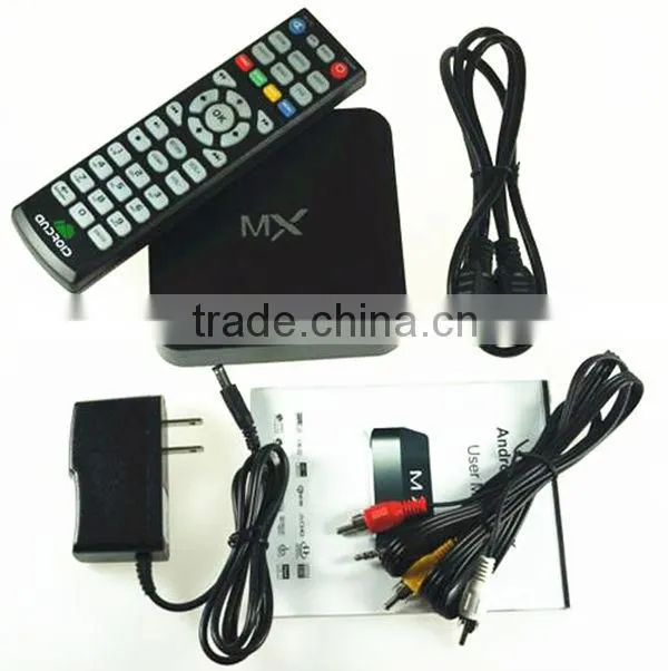 amlogic 8726 mx/mx2 tv box a9 dual core android smart tv box escrow payment accept mx android mini pc