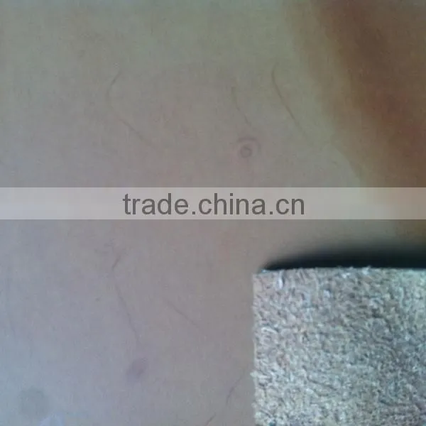 BURNISH FLOCKING CUERO LISO PU LEATHER FOR MEXICO MARKET