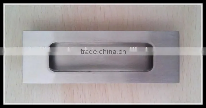 stainless steel flush pull for furniture