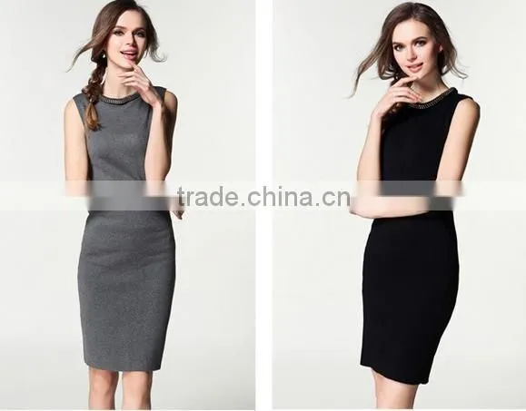 2016 Fashion Ladies Western Long Dress With Knitted Style