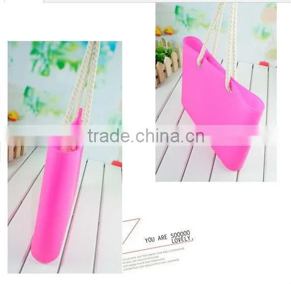 Hot sale colourful silicone bags & handbags