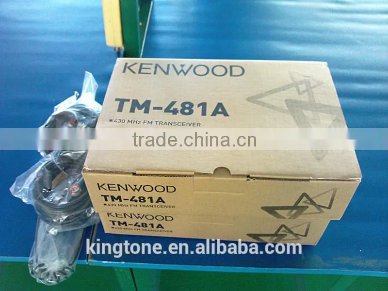 vehicle radio KENW0D TM-481 Long Range Mobile Two Way Radio with vehicle antenna